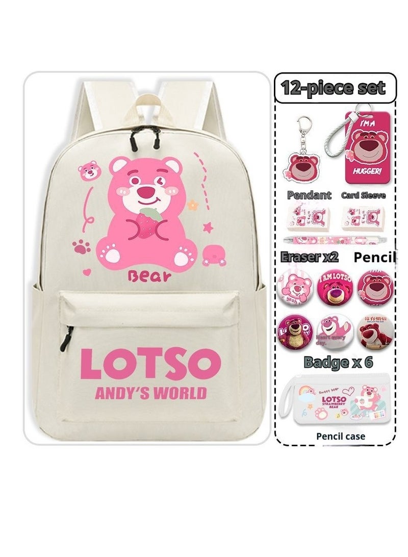 general 13-Piece Cartoon Lotso Backpack Set - Image 1