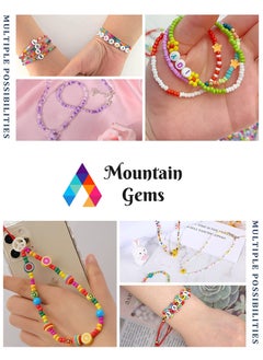 Mountain Gems Craft Beads Assorted Kit with Organizer Box for DIY Jewelry Making  - Image 3