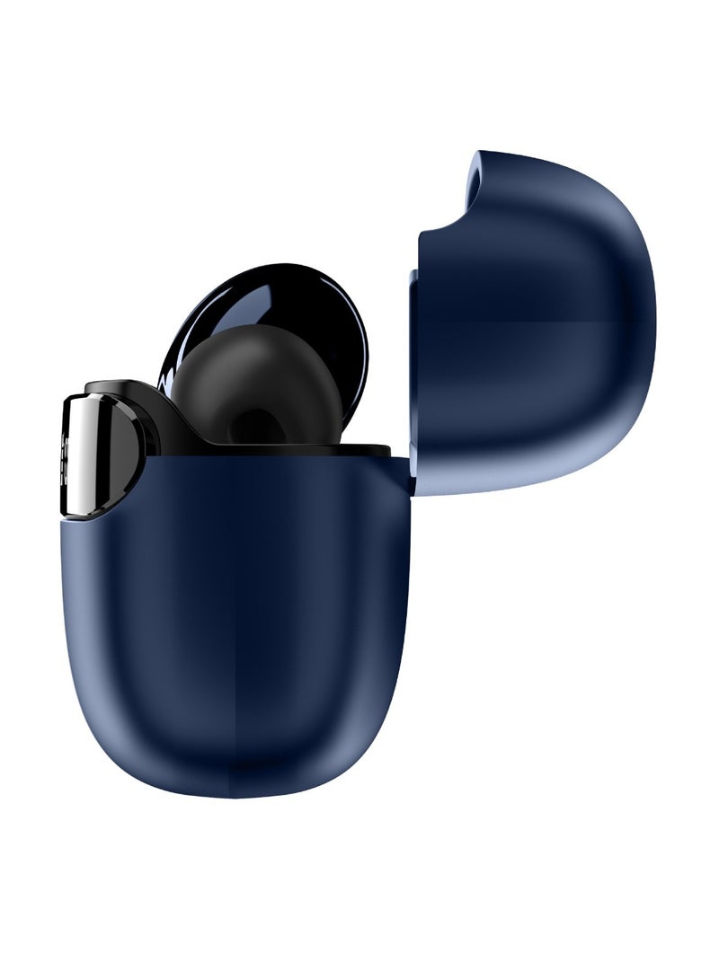 TCH Wireless Earbuds L10 ENC NAVY-BLUE Bluetooth 5.3, Stereo Sound, IPX4 Water Resistance, Voice Assistant, 13mm Earphones, "AI-Enhanced Calls, 2 Mics, 30-Hour Battery, Touch Control, Android-IOS - Image 2