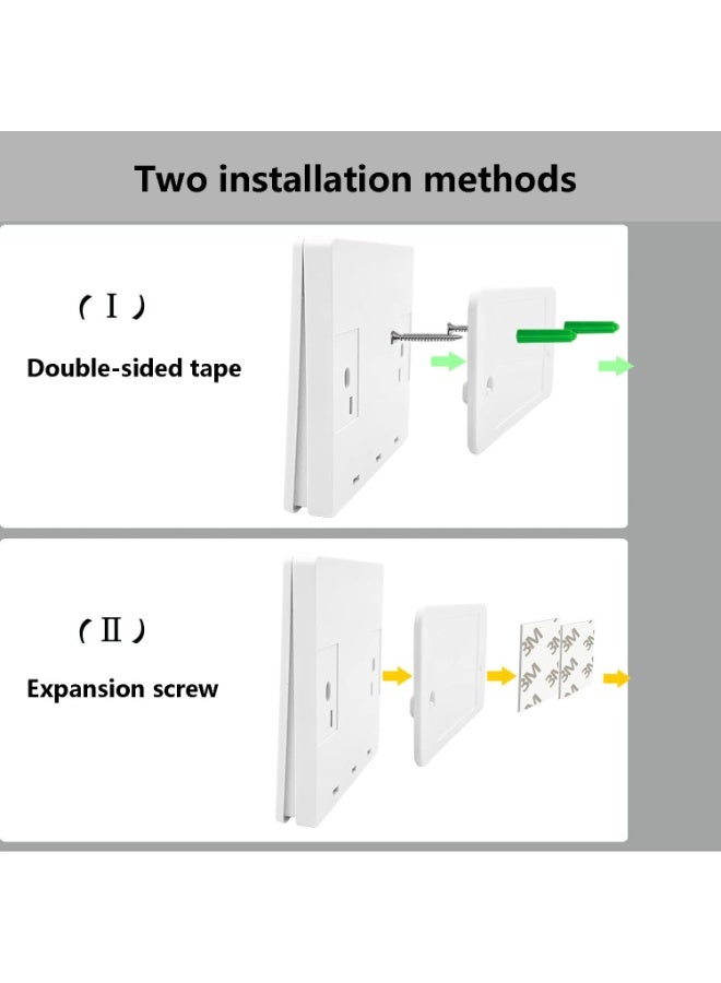 اللاسلكي ضوء مفتاح التحكم عن بعد مجموعة مستقرة إشارة RF433 لا أسلاك مطلوبة لمكتب تجديد المنزل 30m نطاق 10A حمولة CE معتمدة - Image 3
