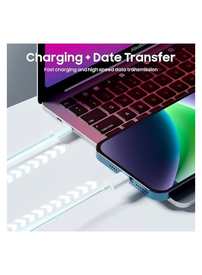 Baytion Fast Charger Plug, 20W USB C Fast Charger with 2M Cable for iPhone 14 13 12 Pro Max/Mini/Plus,Pad Pro,USBC PD Wall Charging Plug UK Type C Power Adapter and 6FT Cord - Image 3