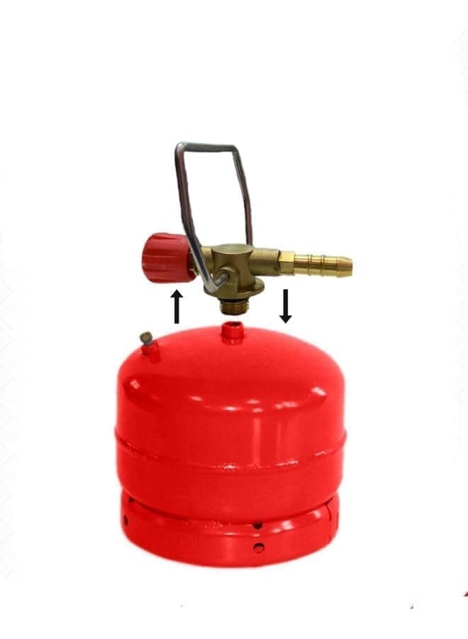 دي إل سي  صمام فراشة ثنائي المنافذ من الفولاذ المقاوم للصدأ، صمام أسطوانة غاز، محول دافور DLC-38502 - Image 2