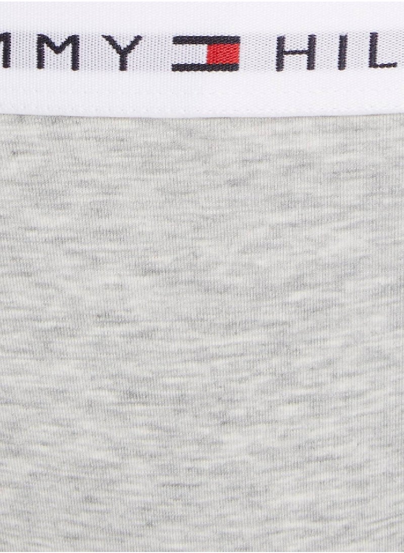 TOMMY HILFIGER - Women's Icon Repeat Logo Briefs Underwear Bottoms, Grey - Image 1
