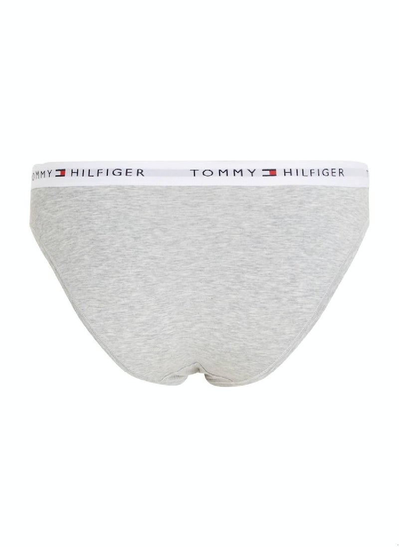 TOMMY HILFIGER - Women's Icon Repeat Logo Briefs Underwear Bottoms, Grey - Image 1