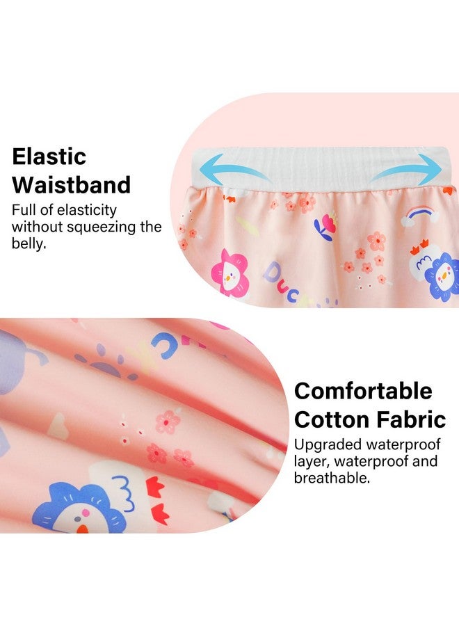 CUXFLS Waterproof Diaper Pants for Baby Kids, Absorbent Toddler Potty Training Soft & Comfortable Pants Boys and Girls Use in Day Night Time(Chick) - Image 5