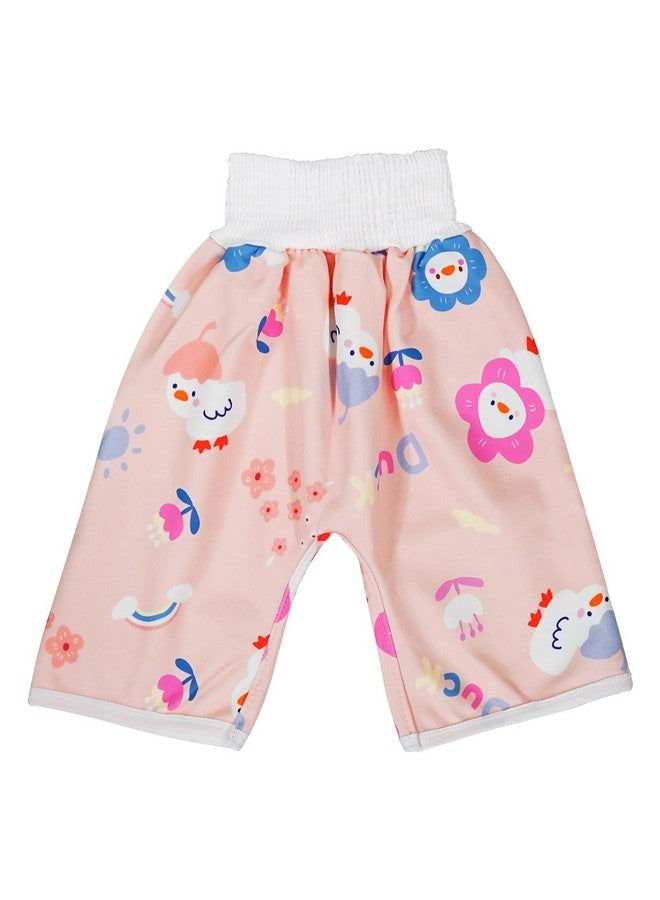 CUXFLS Waterproof Diaper Pants for Baby Kids, Absorbent Toddler Potty Training Soft & Comfortable Pants Boys and Girls Use in Day Night Time(Chick) - Image 1