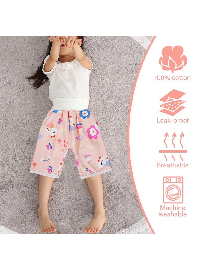 CUXFLS Waterproof Diaper Pants for Baby Kids, Absorbent Toddler Potty Training Soft & Comfortable Pants Boys and Girls Use in Day Night Time(Chick) - Image 2