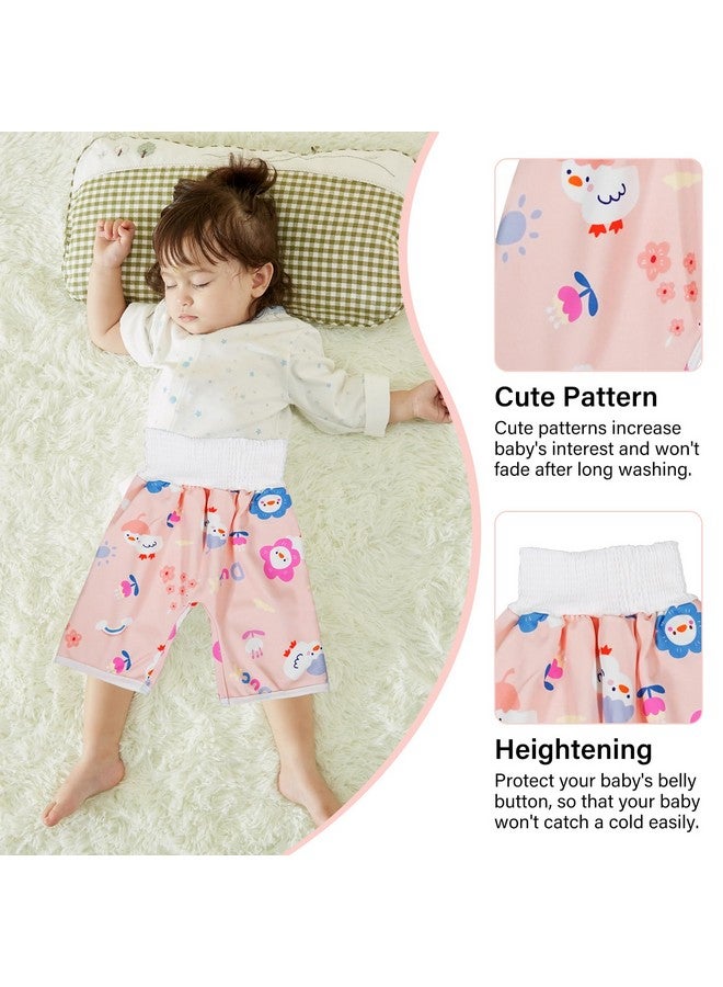 CUXFLS Waterproof Diaper Pants for Baby Kids, Absorbent Toddler Potty Training Soft & Comfortable Pants Boys and Girls Use in Day Night Time(Chick) - Image 3