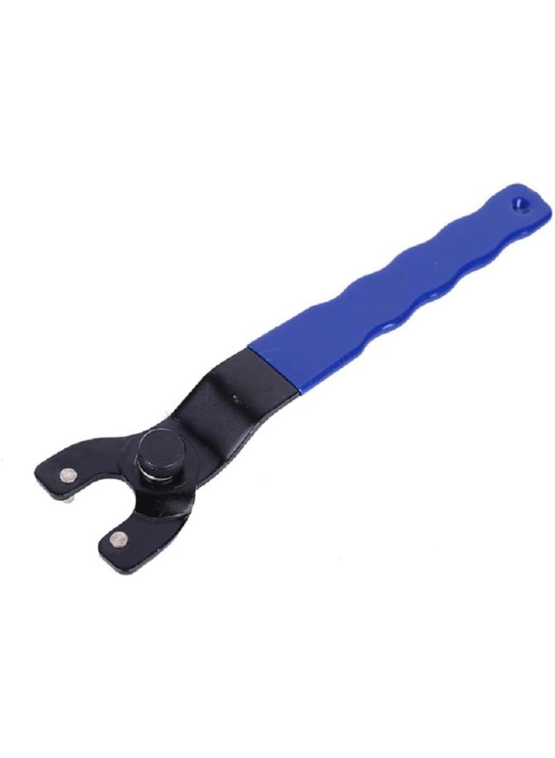 GGOOT Adjustable Wrench with Plastic Handle Single-Head Hardware Tool Bracket with Adjustable Wrench Size for Universal Angle Grinder - Image 1