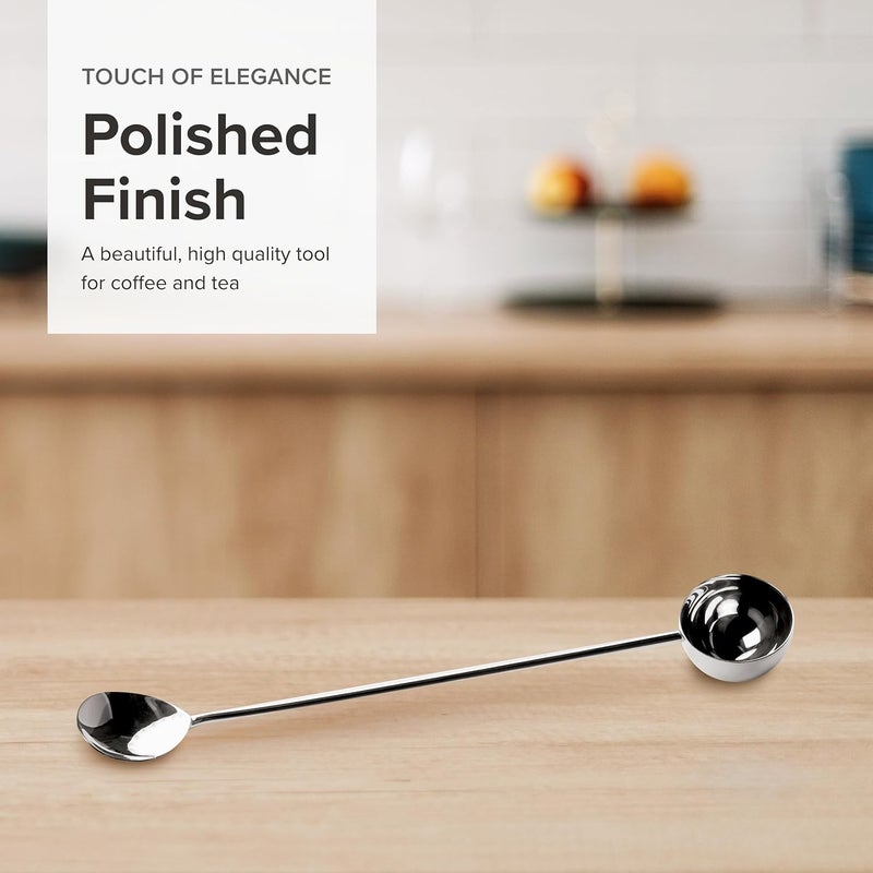 Frieling Coffee Spoon & Stirrer - 2-Tablespoon, Silver, 11-Inch Handle - Stainless Steel Measuring Scoop & French Press Stirring Spoon, Dishwasher Safe - Image 4