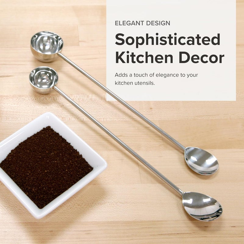 Frieling Coffee Spoon & Stirrer - 2-Tablespoon, Silver, 11-Inch Handle - Stainless Steel Measuring Scoop & French Press Stirring Spoon, Dishwasher Safe - Image 3
