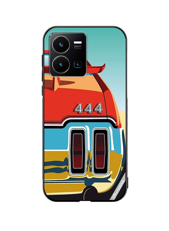 VR CREATIVE Protective Case Cover For Vivo Y35 Car Design Multicolour