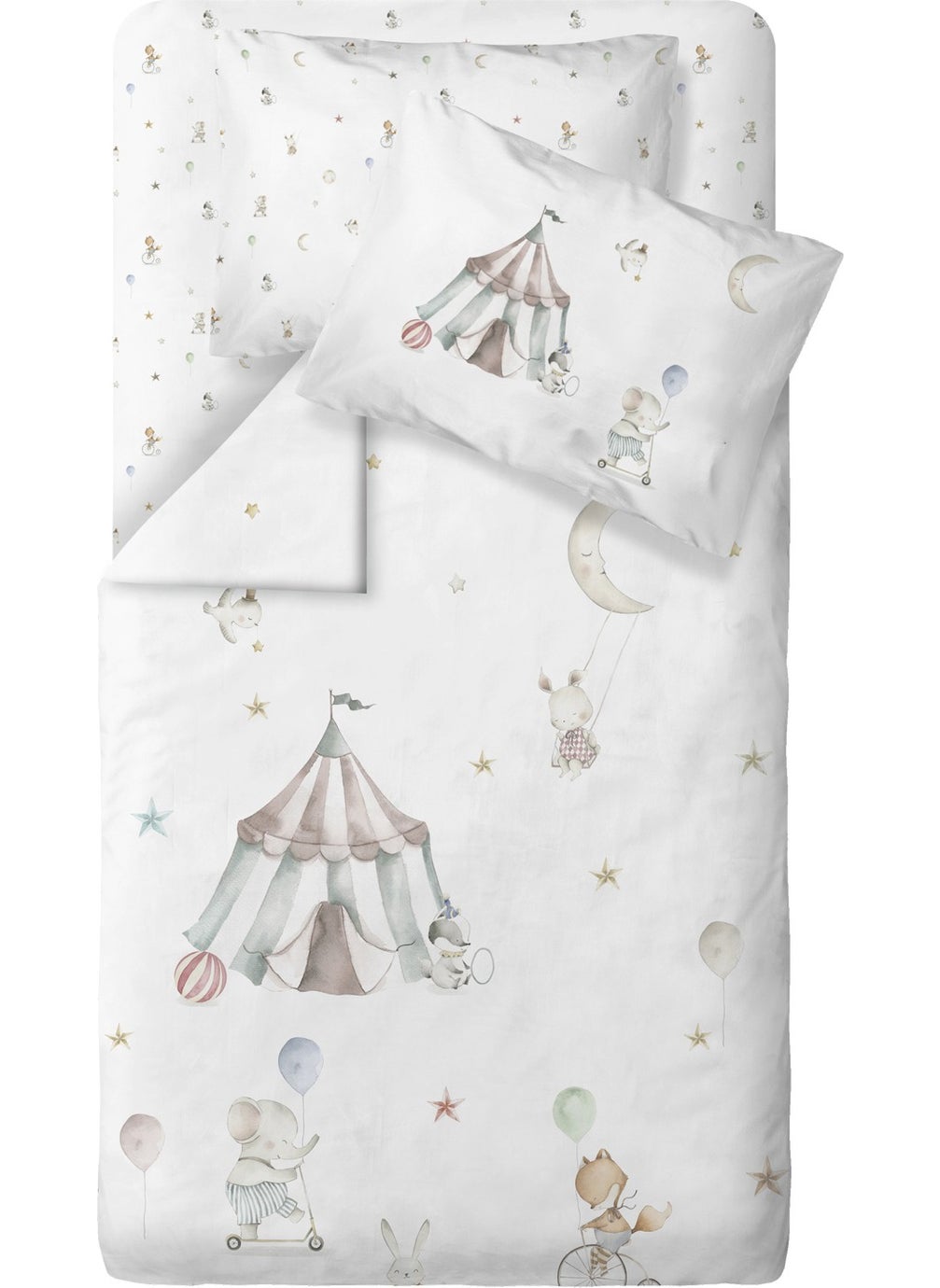 Casadora Baby Circus 100% Cotton Satin Baby Bedding Set  - Image 1
