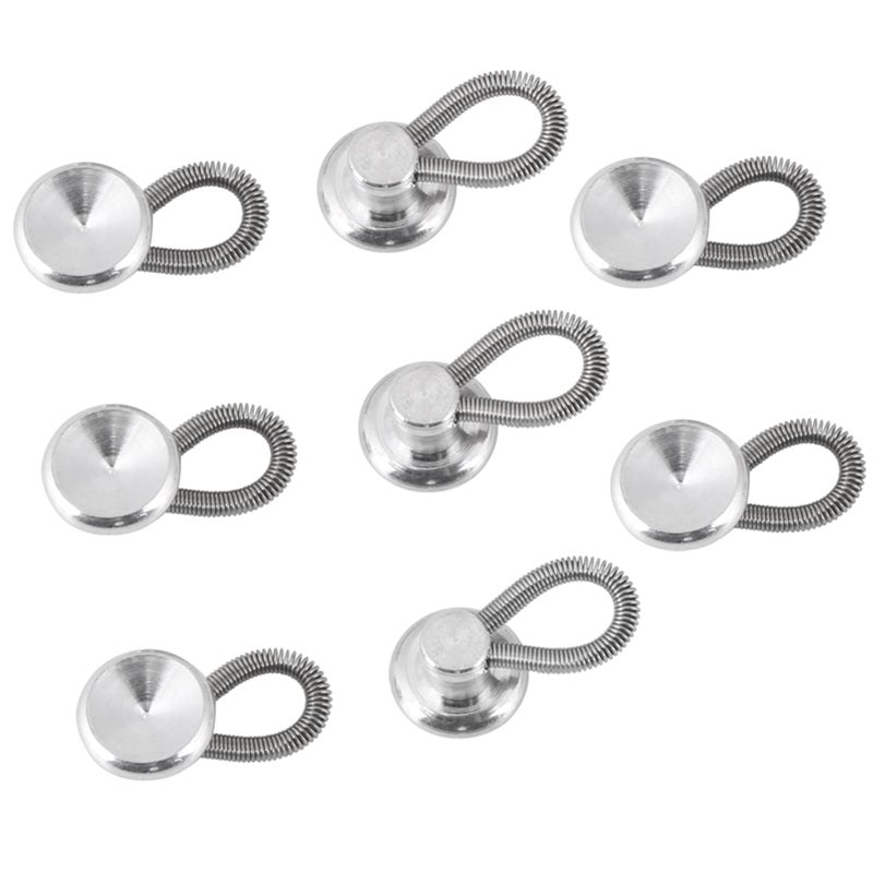 20pcs Flexible Spring Waist Extending Buttons Collar Expanders for Shirt Collar Jeans - Image 4