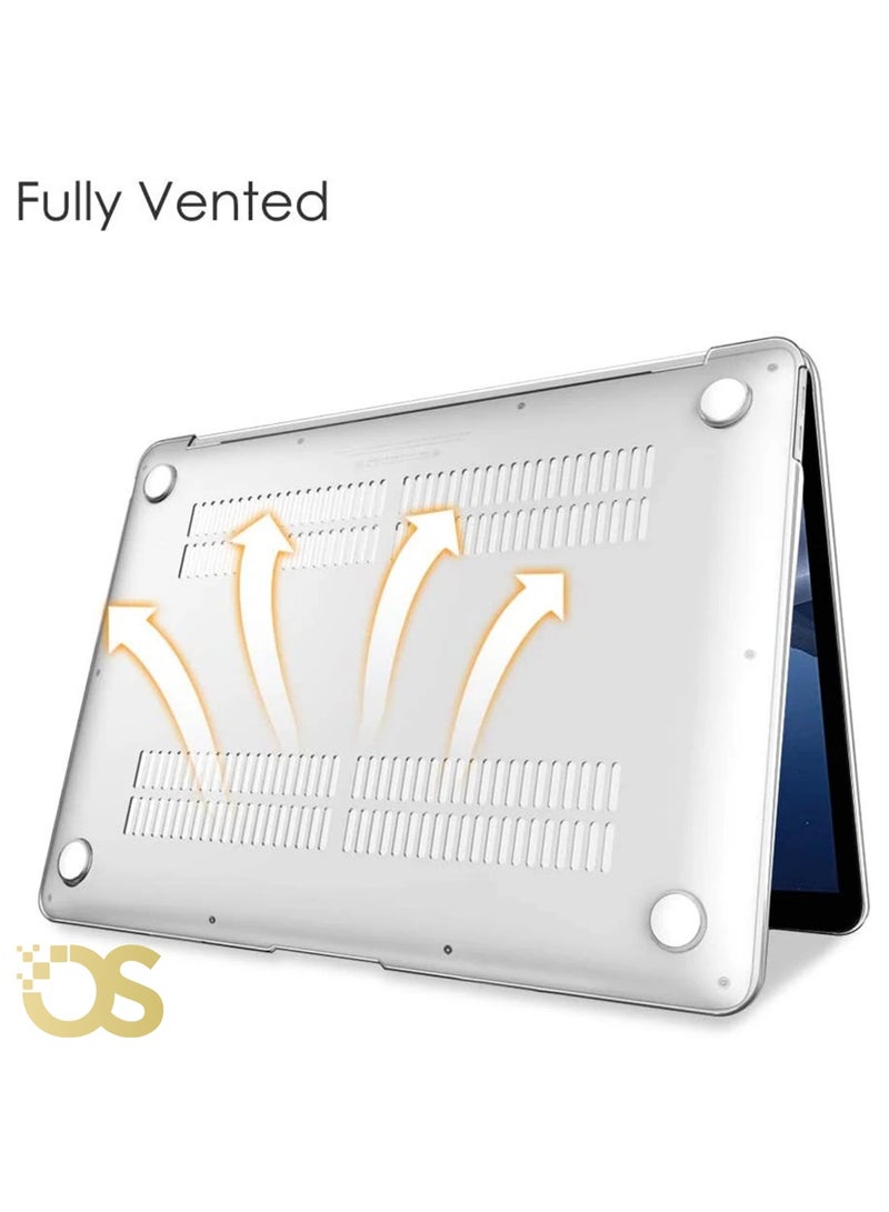 OS Transparent Protective Case for MacBook Air 13.3" (M1) — Compatible with A1932 / A2179 / A2337 — Scratch-Resistant & Shock-Absorbing Lightweight Design with Precise Cutouts and Ventilation — by OS STORE - Image 5