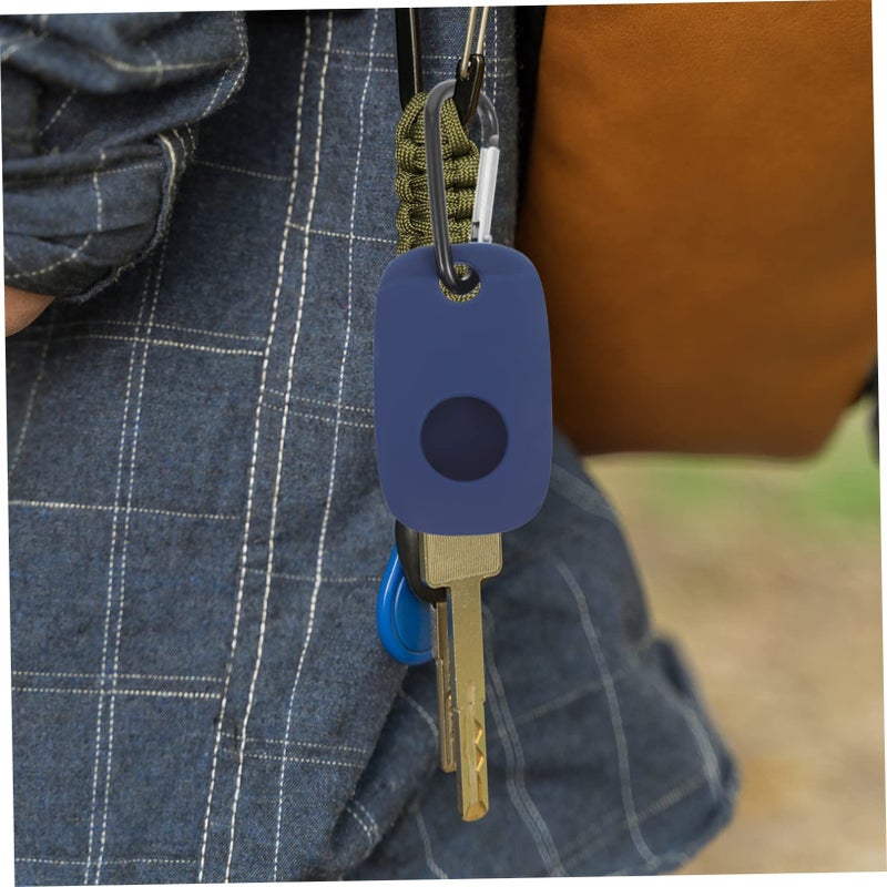 Compact Shockproof Keychain Case For Tile Mate Pro Black Protective Cover - Image 3