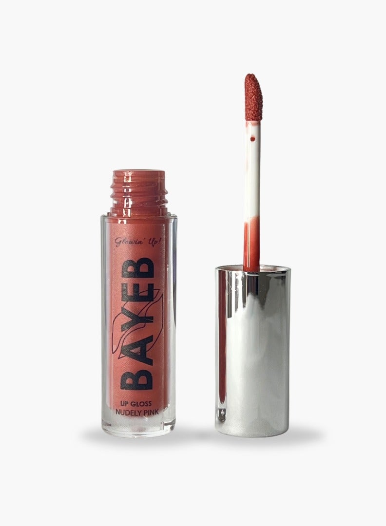 DEOC BAYEB Nudely Pink Lip Gloss - Image 4