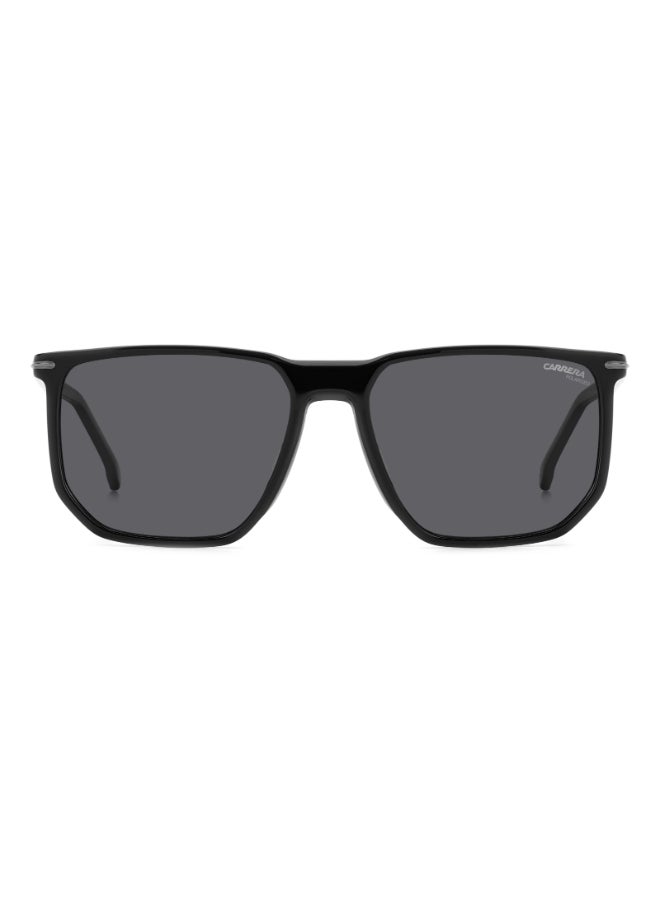 Carrera نظارات شمسية مستطيلة كاملة الإطار للرجال CA 329/S 08A/M9 قطبية - Image 2