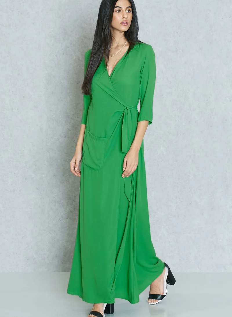 DANCING LEOPARD Front Slit Maxi Dress