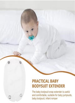 Generic Baby Salopette Extender – Superior Comfort and Practical Design, White (6 Pieces)  - Image 2