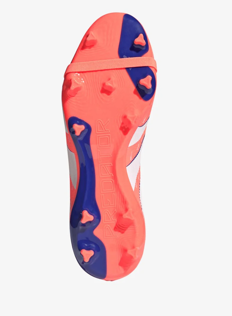 Adidas Signal Coral / Cloud White / Beam Orange Predator League Fold-Over Tongue Firm/Multi-Ground Boots  | Best Price UAE