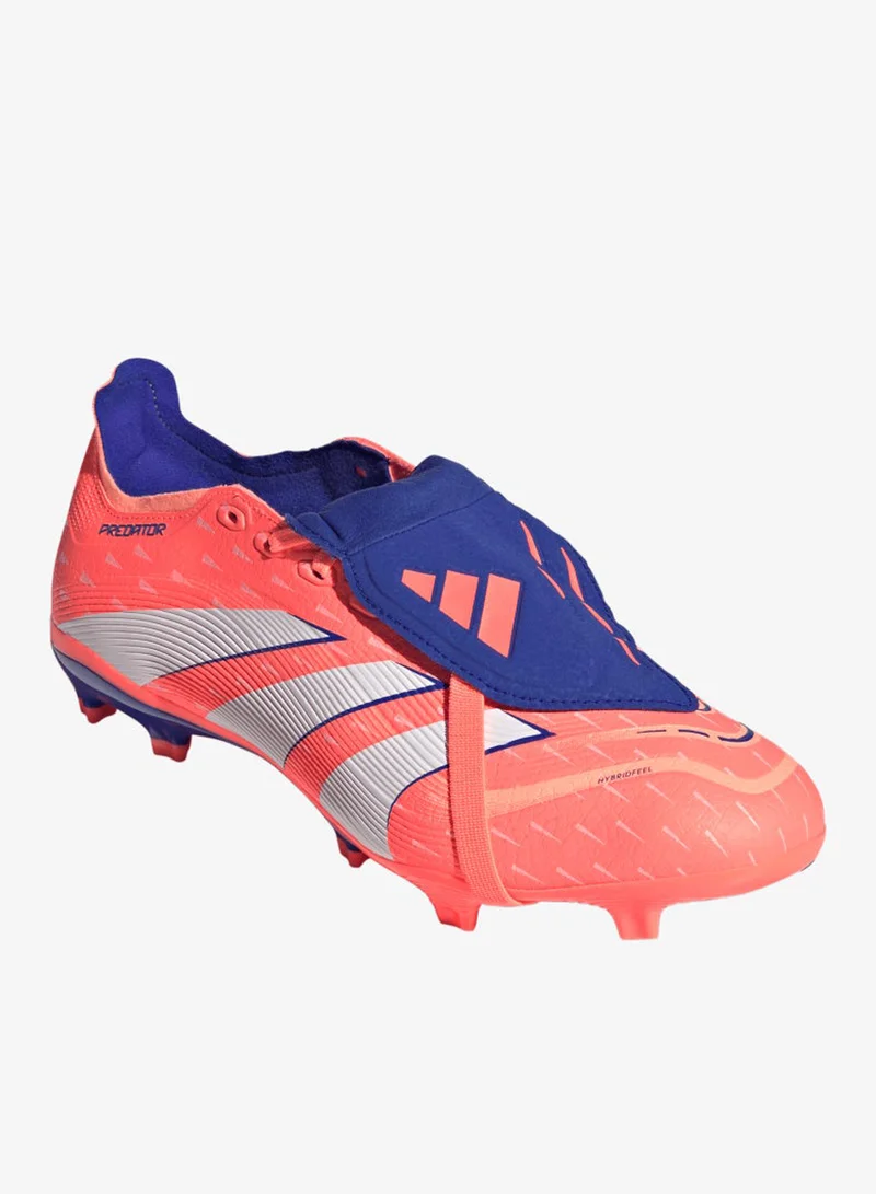 Adidas Signal Coral / Cloud White / Beam Orange Predator League Fold-Over Tongue Firm/Multi-Ground Boots  | Best Price UAE