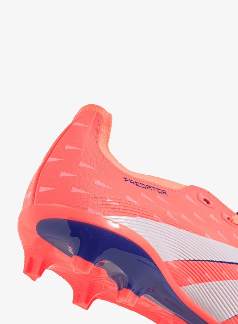 Adidas Signal Coral / Cloud White / Beam Orange Predator League Fold-Over Tongue Firm/Multi-Ground Boots  | Best Price UAE