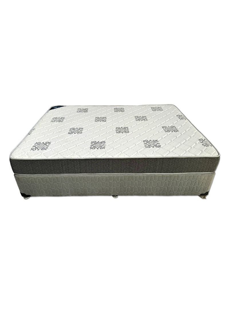 Handpicked Furniture Medium Mattress, Bonel Spring Mattress with Edge Support and Jackard Fabric, Medium Sinking Feel, Reversable Mattress 21cm Thickness - Image 1