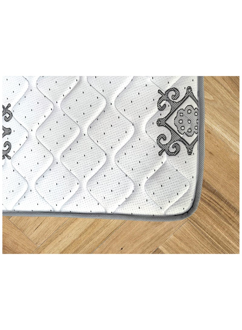 Handpicked Furniture Medium Mattress, Bonel Spring Mattress with Edge Support and Jackard Fabric, Medium Sinking Feel, Reversable Mattress 21cm Thickness - Image 2