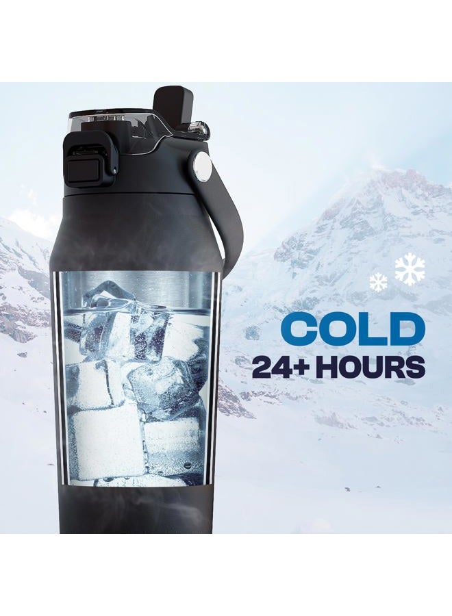 Frost Buddy 32oz Insulated Water Bottle with Straw & Chug Lid | Leak-Proof Stainless Steel | 24-Hours Cold | Sweat-Proof, Cup Holder Friendly | Ideal for Gym, Travel, Sports & Everyday Hydration - Image 5