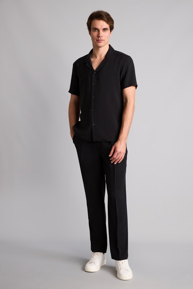 DeFacto Black Man Baggy Fit Black Trousers Casual - Image 2