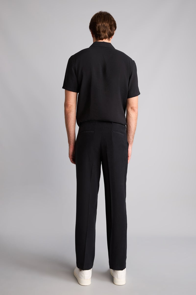 DeFacto Black Man Baggy Fit Black Trousers Casual - Image 5