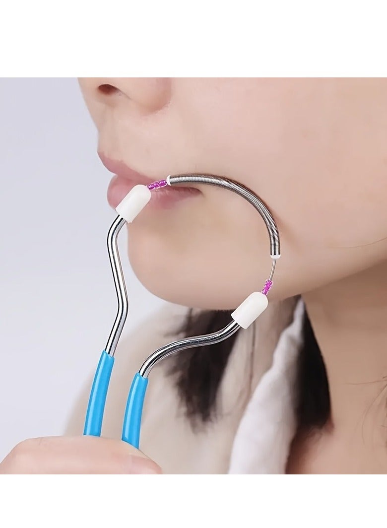 Generic 1pc Facial Hair Remover For Women, Portable Epilator Tool, Remove Unwanted Hair On Upper Lip, Chin, Face Or Neck, Painless And Portable Handheld Spring Roller Epilator  - Image 2