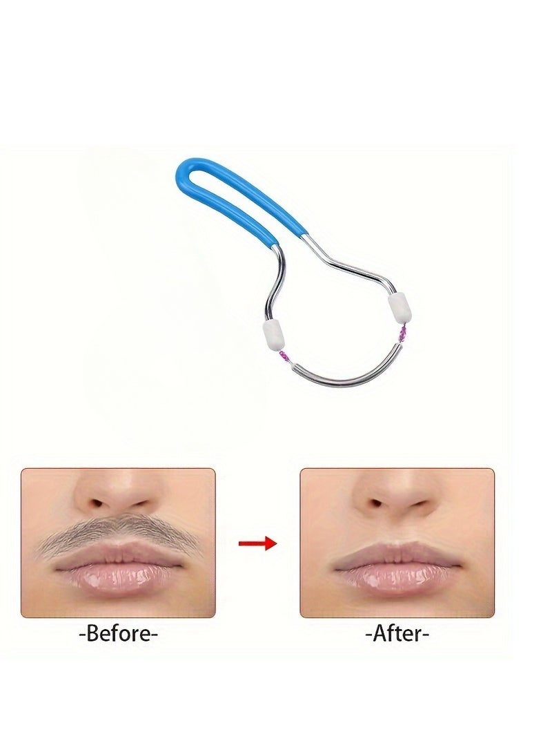 Generic 1pc Facial Hair Remover For Women, Portable Epilator Tool, Remove Unwanted Hair On Upper Lip, Chin, Face Or Neck, Painless And Portable Handheld Spring Roller Epilator  - Image 4