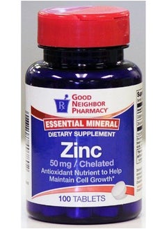 Gnp Essential Mineral Zinc 50Mg 100 Tablets Dietary Supplement