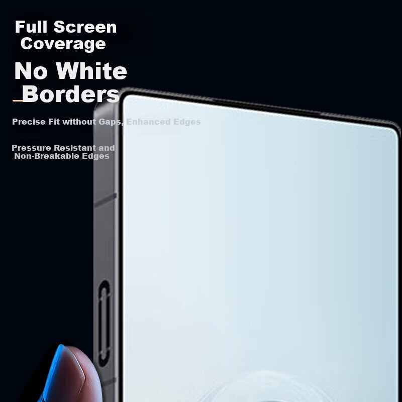 JD Jing Zao LANGLING [2 قطع] واقي شاشة زجاجي مقسى لجهاز Red Magic 10 Pro، مناسب لجهاز Nubia 10 Pro+/10 Air، فيلم عالي الدقة للشاشة الكاملة، مضاد للسقوط، فيلم واقي مضاد لبصمات الأصابع للألعاب - Image 2