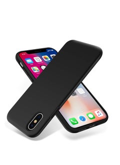 Liquid Silicone Case For Apple iPhone XS Max Luxury Thin Phone Cover Black