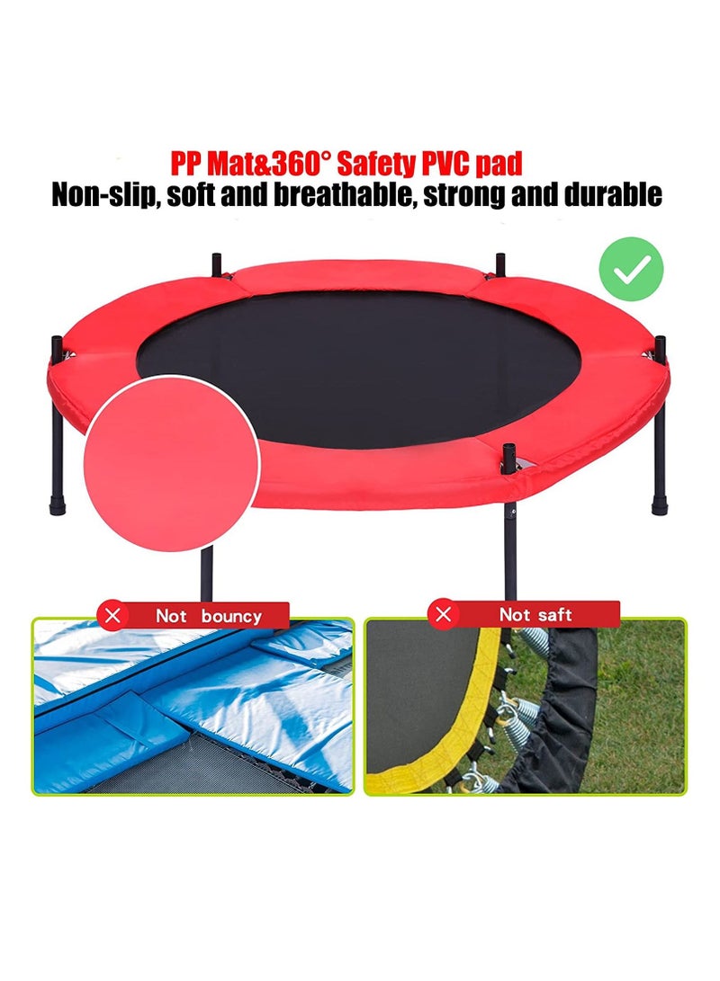 Kids Trampoline with Safety Enclosure Net - Trampoline for Toddlers Indoor and Outdoor - Parent-Child Interactive Game Fitness Trampoline Toys for Gift  - Image 4