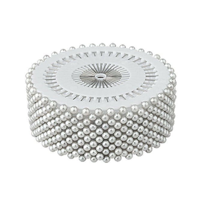 480PCS WHITE DECORATIVE 3MM ROUND MANMADE PEARL HEAD CORSAGE SEWING PINS STRAIGHT DRESSMAKING PINS