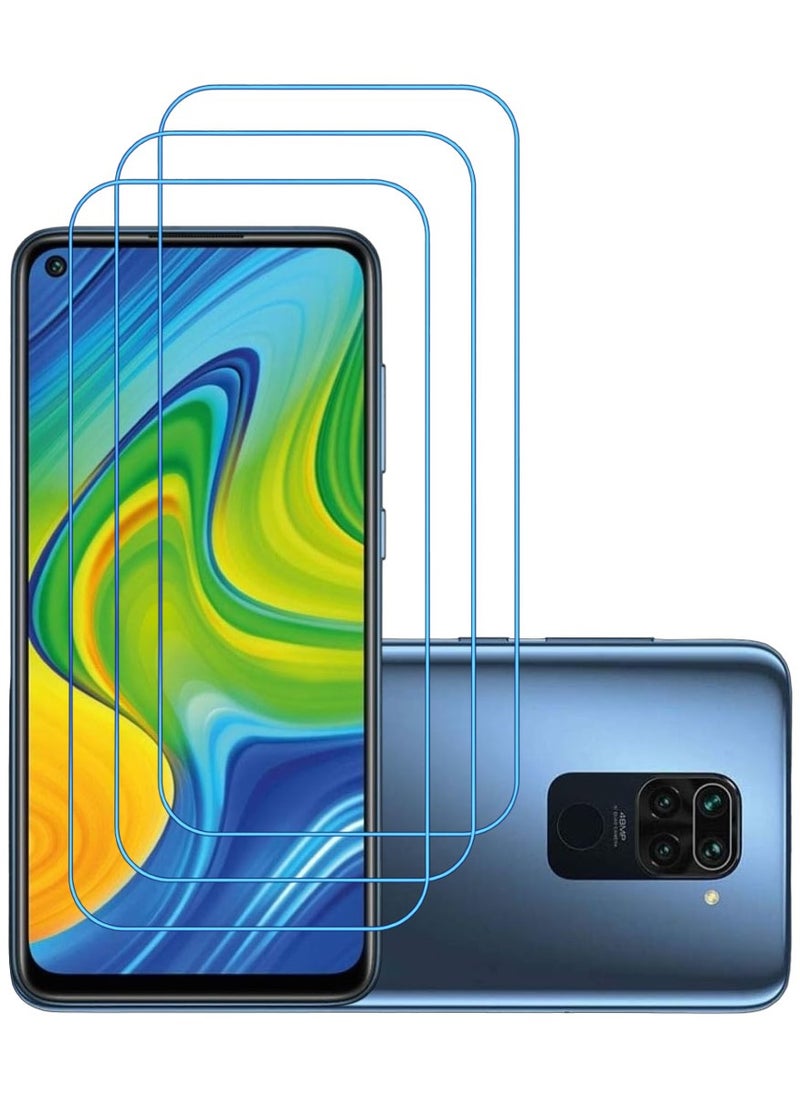 ACLIX 3 Pieces Antistatic ESD Dustproof Premium Quality High Definition Clear Tempered Glass Screen Protector Designed For Xiaomi Redmi Note 9 - Image 1