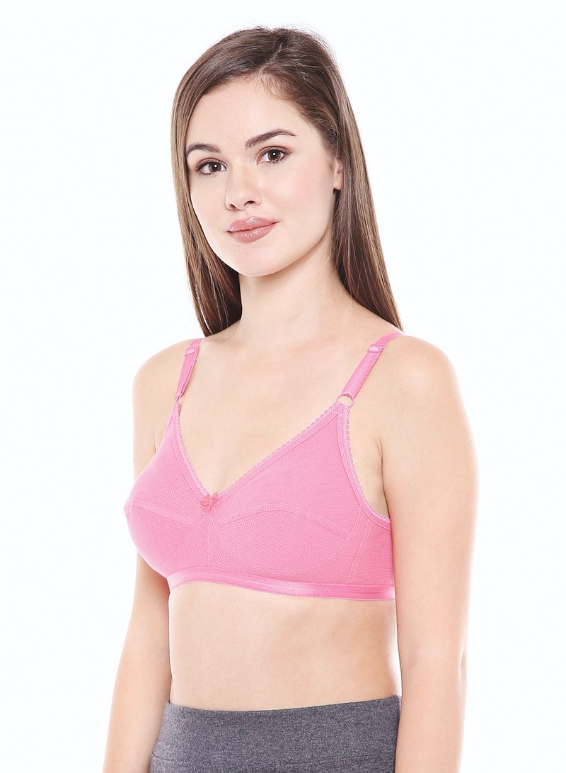 Bodycare Women's Pink Colour Bra - Image 2
