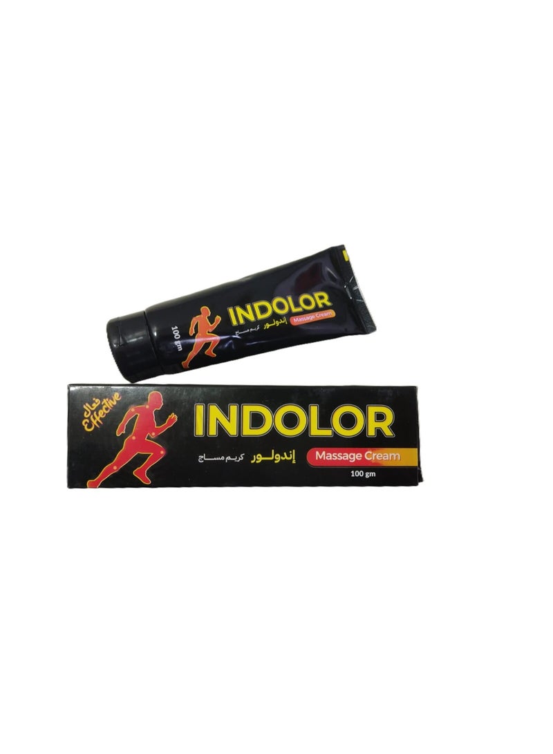 INDOLOR Massage Cream with a Unique Formula Rich in Natural Plant Extracts, Warming Muscle Pain Relief for Back Pain,Rheumatic Pain, Muscle Soreness, Long-term Muscle Pain and Relax Sore Muscles 100g - Image 5