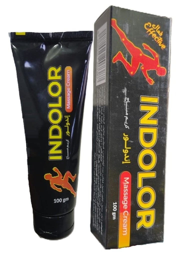 INDOLOR Massage Cream with a Unique Formula Rich in Natural Plant Extracts, Warming Muscle Pain Relief for Back Pain,Rheumatic Pain, Muscle Soreness, Long-term Muscle Pain and Relax Sore Muscles 100g - Image 2