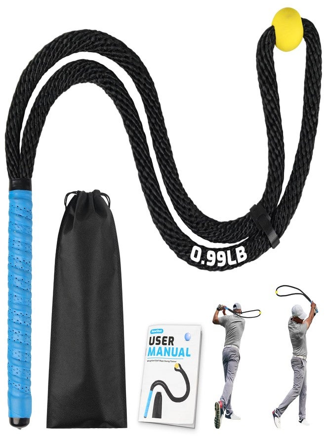 NewShot Weighted Premium Golf Swing Rope Trainer, Professional Heavy Golf Training Rope, Golf Swing Rope Training Aid with Ball and Grip to Improve Speed, Rhythm, Flex & Strength for All-Level Golfers - Image 1