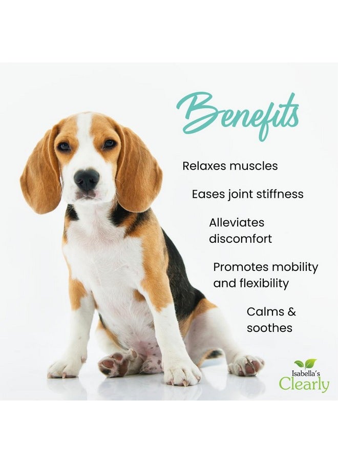 Isabella's Clearly - Hip & Joint Massage Oil For Dogs With Flax Seed And Turmeric Oils | Pet Safe Essential Oils Support Mobility, Flexibility, Ease Tension And Discomfort - Vegan Pet Product Made In Usa - Image 1