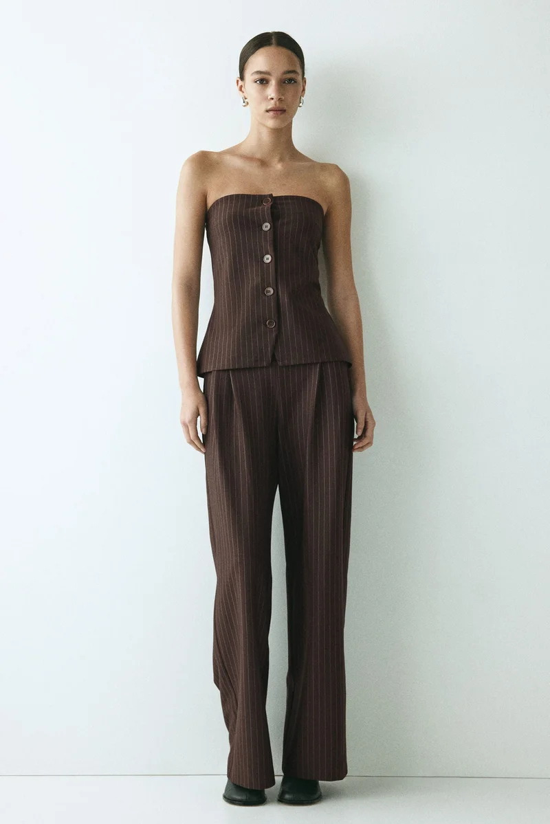 H&M Tailored jersey trousers