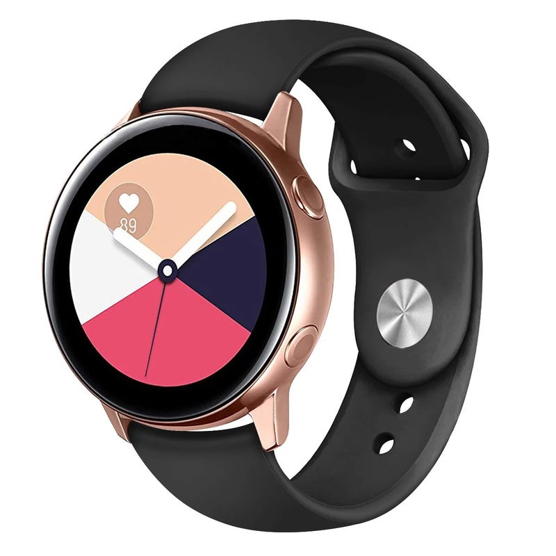 Bluejw Replaceable 20/22mm Sports Silicone Watch Strap – Breathable Design with Back Buckle for Samsung Galaxy Watch 7/6 & Huawei Watch GT5/GT4 - Image 5