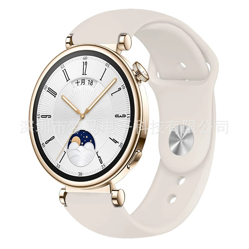 Bluejw Replaceable 20/22mm Sports Silicone Watch Strap – Breathable Design with Back Buckle for Samsung Galaxy Watch 7/6 & Huawei Watch GT5/GT4 - Image 1