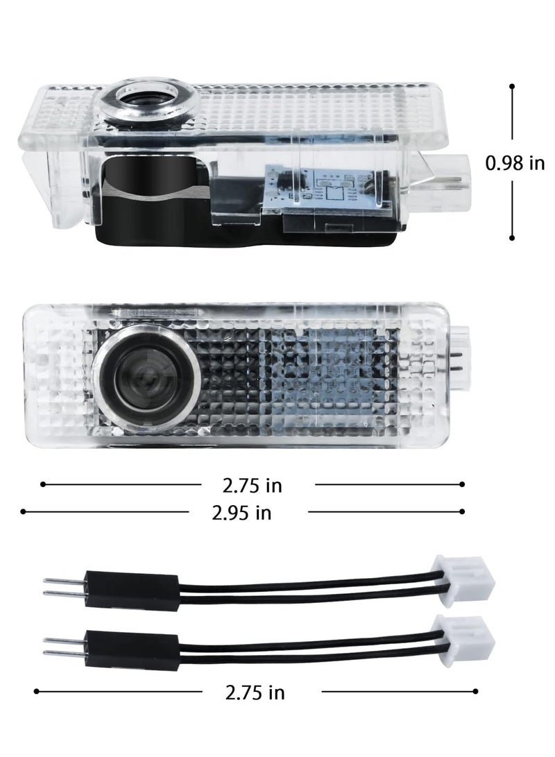 ULHYC ULHYC 2Pcs Car Door Lights, Car Door Lights Logo Projector HD Welcome Lights, Upgrade HD Welcome Light Puddle Lights Compatible for Car Accessories1 2 3 4 5 6 7 Series M3 M5 X1 X3 X4 X5 X6 Series - Image 4