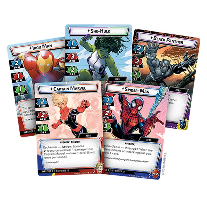 Fantasy Flight Games Marvel Champions The Card Game (Base Game) - Superhero Strategy Game, Cooperative Game for Kids and Adults, Ages 14+, 1-4 Players, 45-90 Minute Playtime, Made by Fantasy Flight Games - Image 5